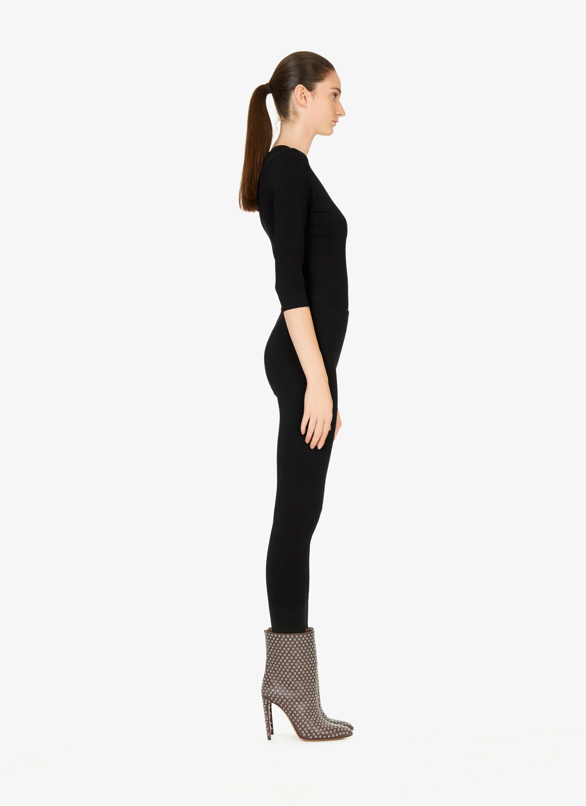 STILETTO BOOTS  ALAÏA BLACKCURRANT STILETTO BOOTS